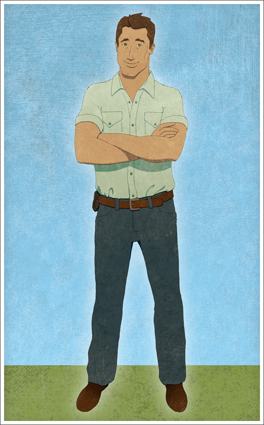 Advertising Illustration Bayer Character Illustration © RAWTOASTDESIGN
