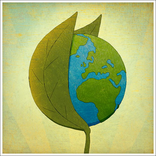 Bayer Advertising Illustration Healthier World detail © RAWTOASTDESIGN